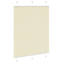 vidaXL pliszírozott redőny krém 110x150 cm szövetszélesség 109,4 cm