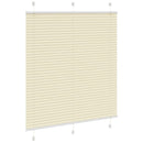 vidaXL pliszírozott redőny krém 120x150 cm szövetszélesség 119,4 cm