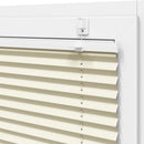 vidaXL pliszírozott redőny krém 40x200 cm szövetszélesség 39,4 cm