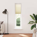 vidaXL pliszírozott redőny krém 50x200 cm szövetszélesség 49,4 cm