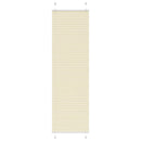 vidaXL pliszírozott redőny krém 55x200 cm szövetszélesség 54,4 cm