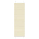 vidaXL pliszírozott redőny krém 60x200 cm szövetszélesség 59,4 cm