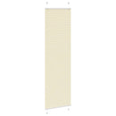 vidaXL pliszírozott redőny krém 60x200 cm szövetszélesség 59,4 cm