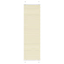 vidaXL pliszírozott redőny krém 65x200 cm szövetszélesség 64,4 cm