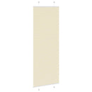 vidaXL pliszírozott redőny krém 70x200 cm szövetszélesség 69,4 cm