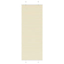 vidaXL pliszírozott redőny krém 80x200 cm szövetszélesség 79,4 cm