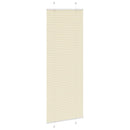 vidaXL pliszírozott redőny krém 80x200 cm szövetszélesség 79,4 cm