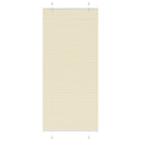 vidaXL pliszírozott redőny krém 95x200 cm szövetszélesség 94,4 cm