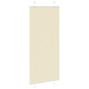vidaXL pliszírozott redőny krém 95x200 cm szövetszélesség 94,4 cm