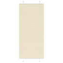 vidaXL pliszírozott redőny krém 100x200 cm szövetszélesség 99,4 cm