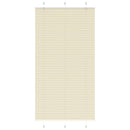 vidaXL pliszírozott redőny krém 105x200 cm Szövetszélesség 104,4 cm