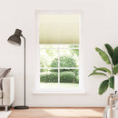 vidaXL pliszírozott redőny krém 105x200 cm Szövetszélesség 104,4 cm