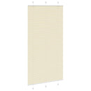 vidaXL pliszírozott redőny krém 110x200 cm szövetszélesség 109,4 cm