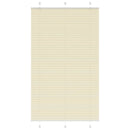 vidaXL pliszírozott redőny krém 115x200 cm szövetszélesség 114,4 cm