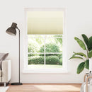 vidaXL pliszírozott redőny krém 115x200 cm szövetszélesség 114,4 cm