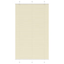 vidaXL pliszírozott redőny krém 120x200 cm szövetszélesség 119,4 cm