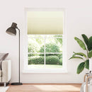 vidaXL pliszírozott redőny krém 120x200 cm szövetszélesség 119,4 cm