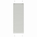 vidaXL pliszírozott redőny világosszürke 50x100 cm szövetszélesség
