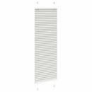 vidaXL pliszírozott redőny világosszürke 50x100 cm szövetszélesség