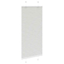 vidaXL pliszírozott redőny világosszürke 55x100 cm szövetszélesség