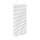 vidaXL pliszírozott redőny világosszürke 65x100 cm szövetszélesség