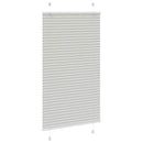 vidaXL pliszírozott redőny világosszürke 70x100 cm szövetszélesség