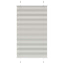 vidaXL pliszírozott redőny világosszürke 75x100 cm szövetszélesség