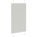 vidaXL pliszírozott redőny világosszürke 75x100 cm szövetszélesség