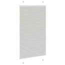 vidaXL pliszírozott redőny világosszürke 80x100 cm szövetszélesség