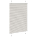 vidaXL pliszírozott redőny világosszürke 85x100 cm szövetszélesség