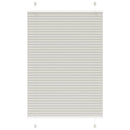 vidaXL pliszírozott redőny világosszürke 100x100 cm szövetszélesség