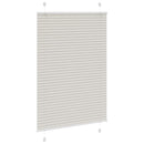 vidaXL pliszírozott redőny világosszürke 100x100 cm szövetszélesség
