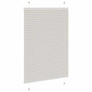 vidaXL pliszírozott redőny világosszürke 100x100 cm szövetszélesség