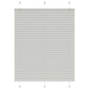 vidaXL pliszírozott redőny világosszürke 105x100 cm szövetszélesség