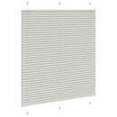 vidaXL pliszírozott redőny világosszürke 120x100 cm szövetszélesség