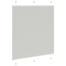 vidaXL pliszírozott redőny világosszürke 120x100 cm szövetszélesség