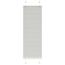 vidaXL pliszírozott redőny világosszürke 50x150 cm szövetszélesség