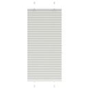 vidaXL pliszírozott redőny világosszürke 55x150 cm szövetszélesség