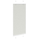 vidaXL pliszírozott redőny világosszürke 65x150 cm szövetszélesség