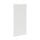 vidaXL pliszírozott redőny világosszürke 65x150 cm szövetszélesség