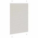 vidaXL pliszírozott redőny világosszürke 95x150 cm szövetszélesség