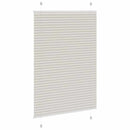 vidaXL pliszírozott redőny világosszürke 100x150 cm szövetszélesség