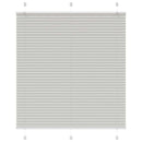 vidaXL pliszírozott redőny világosszürke 115x150 cm szövetszélesség
