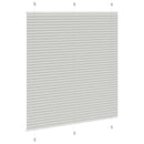 vidaXL pliszírozott redőny világosszürke 120x150 cm szövetszélesség