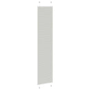 vidaXL pliszírozott redőny világosszürke 40x200 cm szövetszélesség