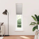 vidaXL pliszírozott redőny világosszürke 45x200 cm szövetszélesség