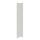 vidaXL pliszírozott redőny világosszürke 45x200 cm szövetszélesség