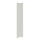 vidaXL pliszírozott redőny világosszürke 50x200 cm szövetszélesség
