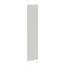 vidaXL pliszírozott redőny világosszürke 50x200 cm szövetszélesség