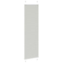 vidaXL pliszírozott redőny világosszürke 55x200 cm szövetszélesség